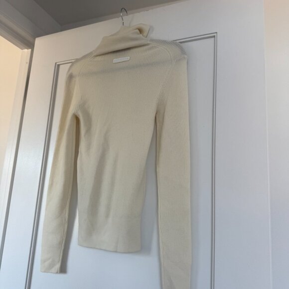 NWT Canada Goose Ladies Georgian Slim Turtle Neck Sweater North Star White Wool - Picture 8 of 10